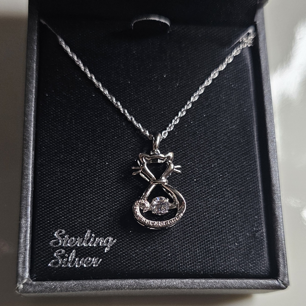 Kohl's Silver Bunny Pendant Necklace